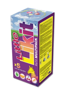 Likit 250 g, Sammelpackung, Banane, Möhre, Kirsche, 2x Apfel* Salzlecksteine & Halterungen