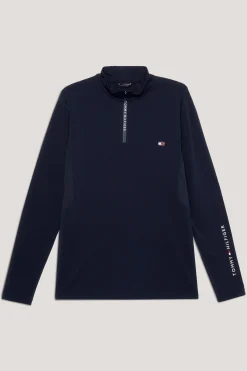 Tommy Hilfiger Equestrian 1/4 Zip Thermo Herren Langarm-Shirt*Herren Shirts & Polos Für Herren