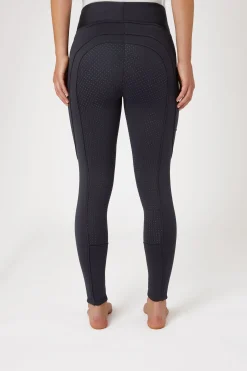 Horze Active Damen Winter Vollbesatzreitleggings mit Handytasche*Damen Thermoreithosen Und -Reitleggins Für Damen