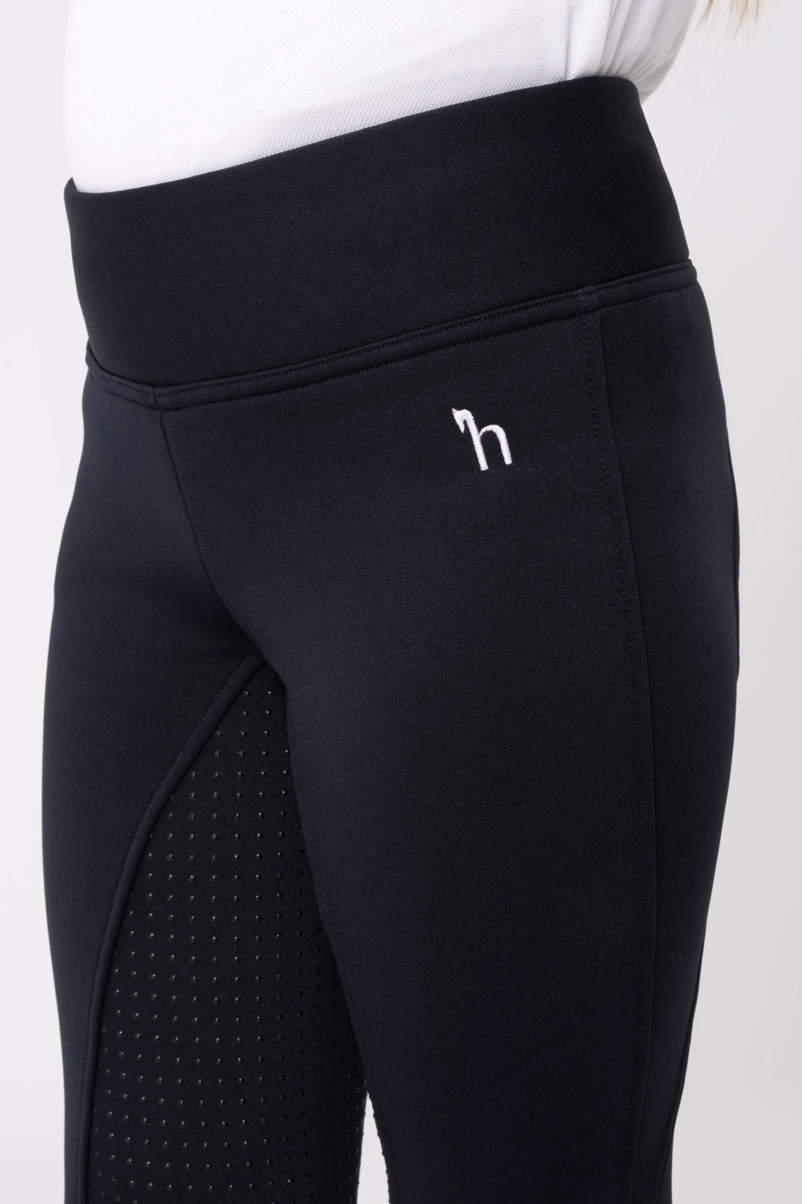 Horze Active Kinder Winter Reitleggings mit Silikonvollbesatz*Kinder Reitleggings Für Kinder
