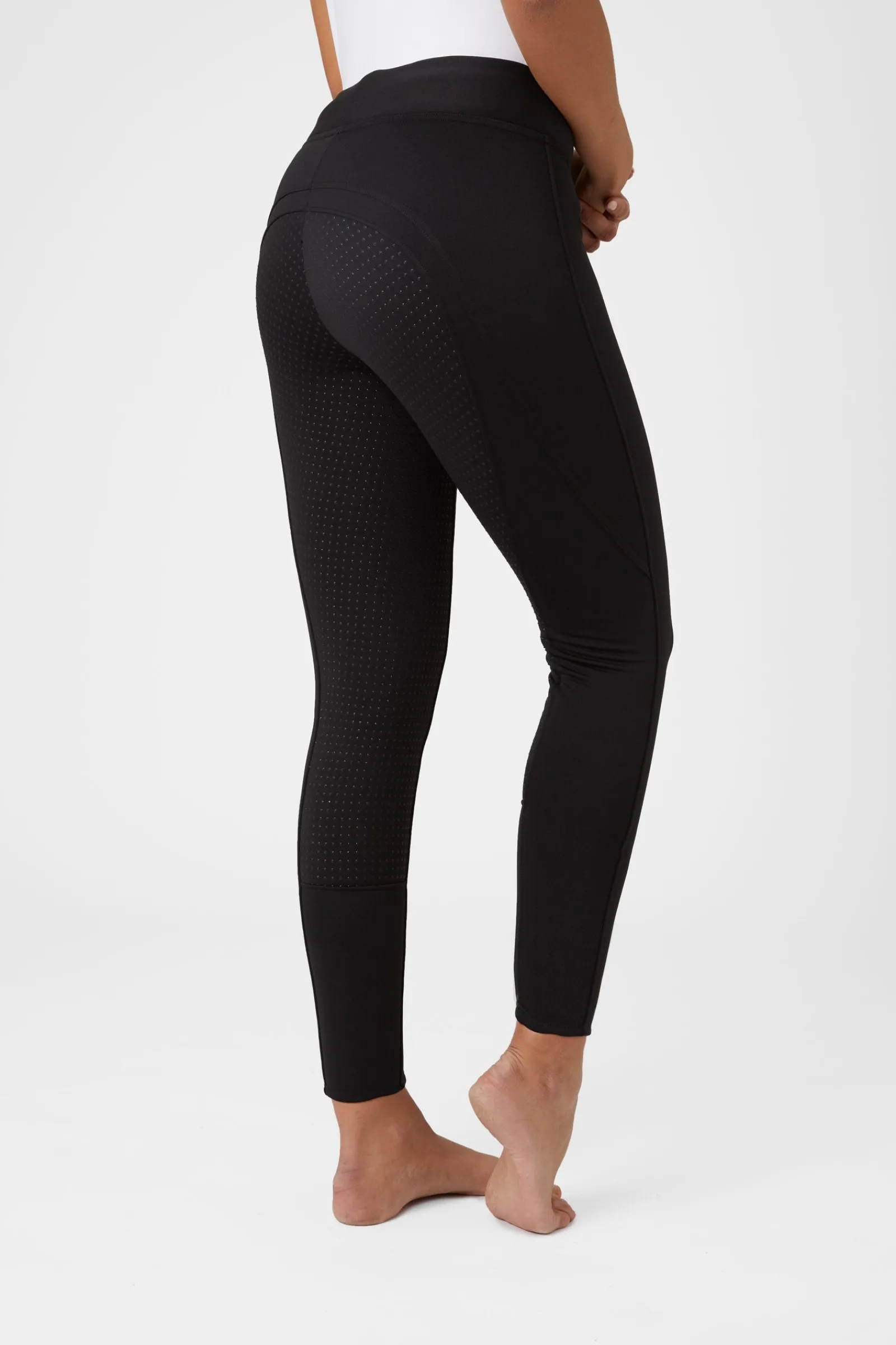 Horze Active Winterreitleggings mit Vollbesatz und Silikon-Grip für Damen*Damen Thermoreithosen Und -Reitleggins Für Damen