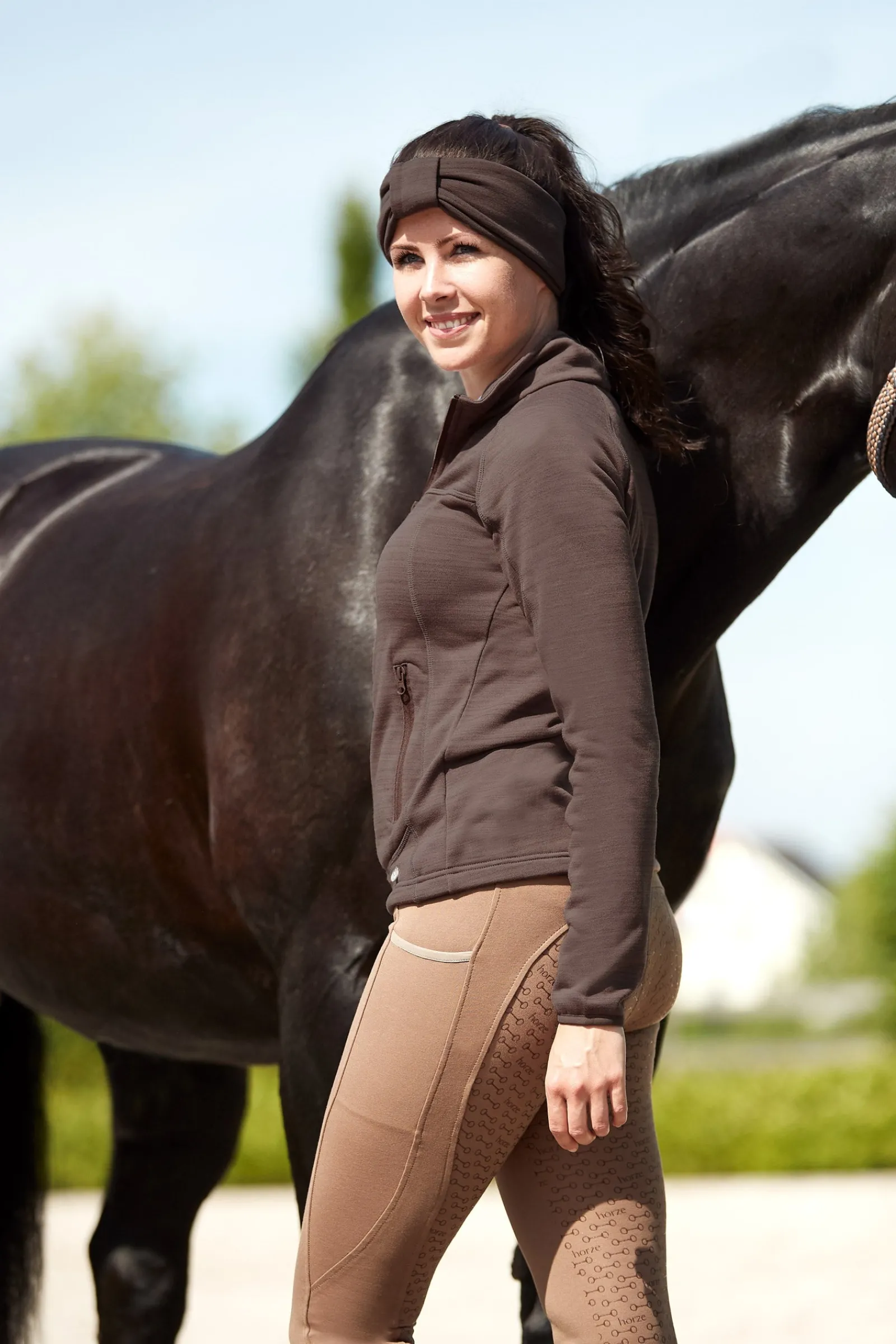Horze Addison Damen Fleece Stirnband* Caps & Mützen