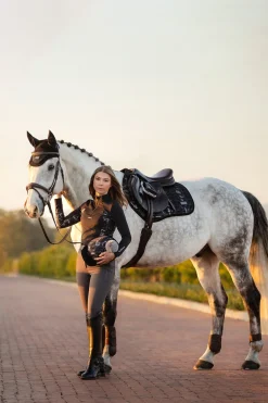 LeMieux Adour EuroJump Schabracke, quadratisch* Spring- & Vielseitigkeitsschabracken