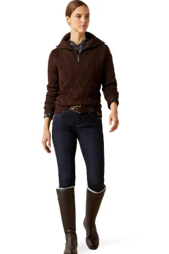 Ariat Alamere Damenpullover mit halbem Reißverschluss*Damen Damenpullover & Hoodies