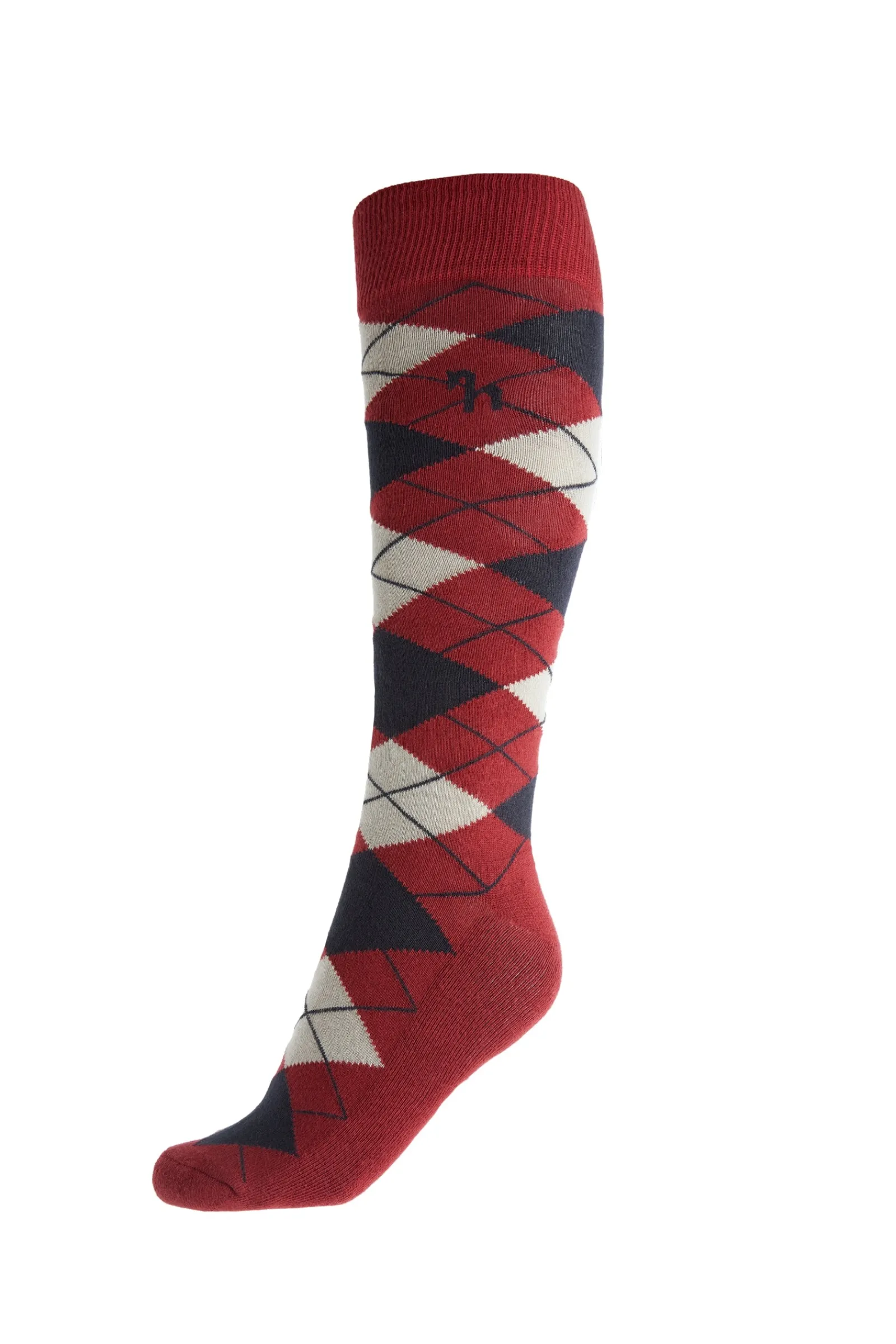 Horze Alana karierte Winterreitstrümpfe* Kniestrümpfe & Reitsocken