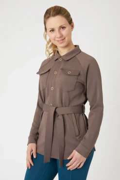 Horze Alyssa Damen Hemdjacke*Damen Damenpullover & Hoodies