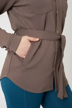 Horze Alyssa Damen Hemdjacke*Damen Damenpullover & Hoodies