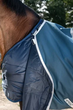 Horseware Amigo AmEco 12 Plus Weidedecke mit abnehmbarem Halsteil, 0 g* Leichte Weidedecken