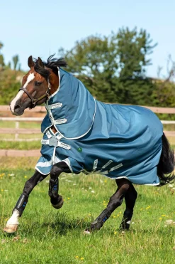 Horseware Amigo AmEco 12 Plus Weidedecke mit abnehmbarem Halsteil, 0 g* Leichte Weidedecken