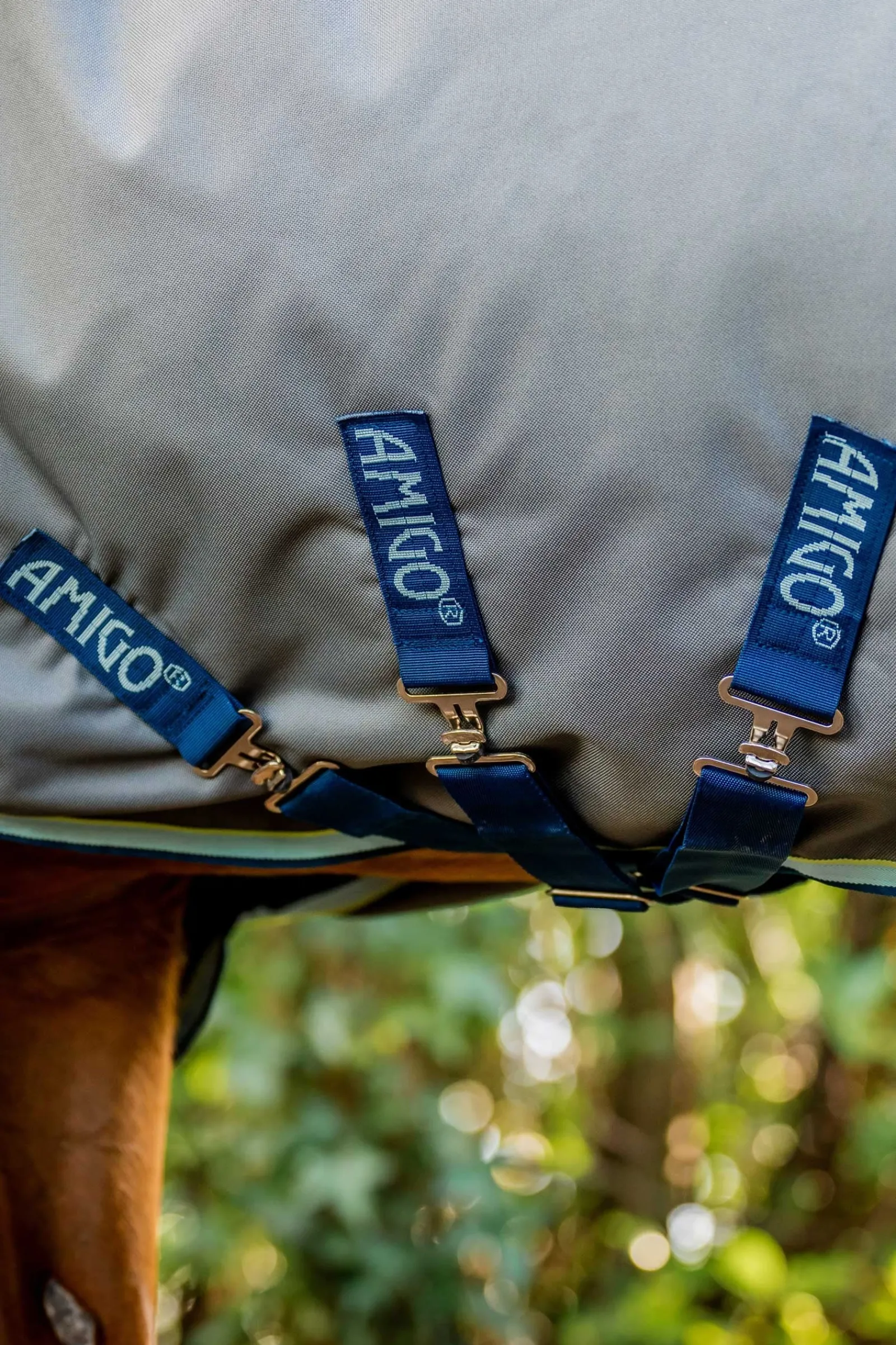 Horseware Amigo Bravo 12 Plus Weidedecke mit abnehmbarem Hals, 400g* Mittelschwere & Schwere Winterdecken