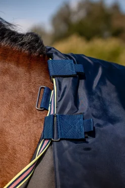 Horseware Amigo Bravo 12 Plus Weidedecke mit abnehmbarem Halsteil, 0g* Leichte Weidedecken