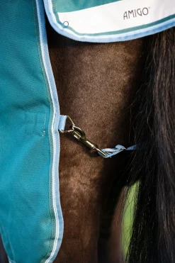 Horseware Amigo Bravo 12 Wug Weidedecke mit hohem Hals, 0 g* Leichte Weidedecken