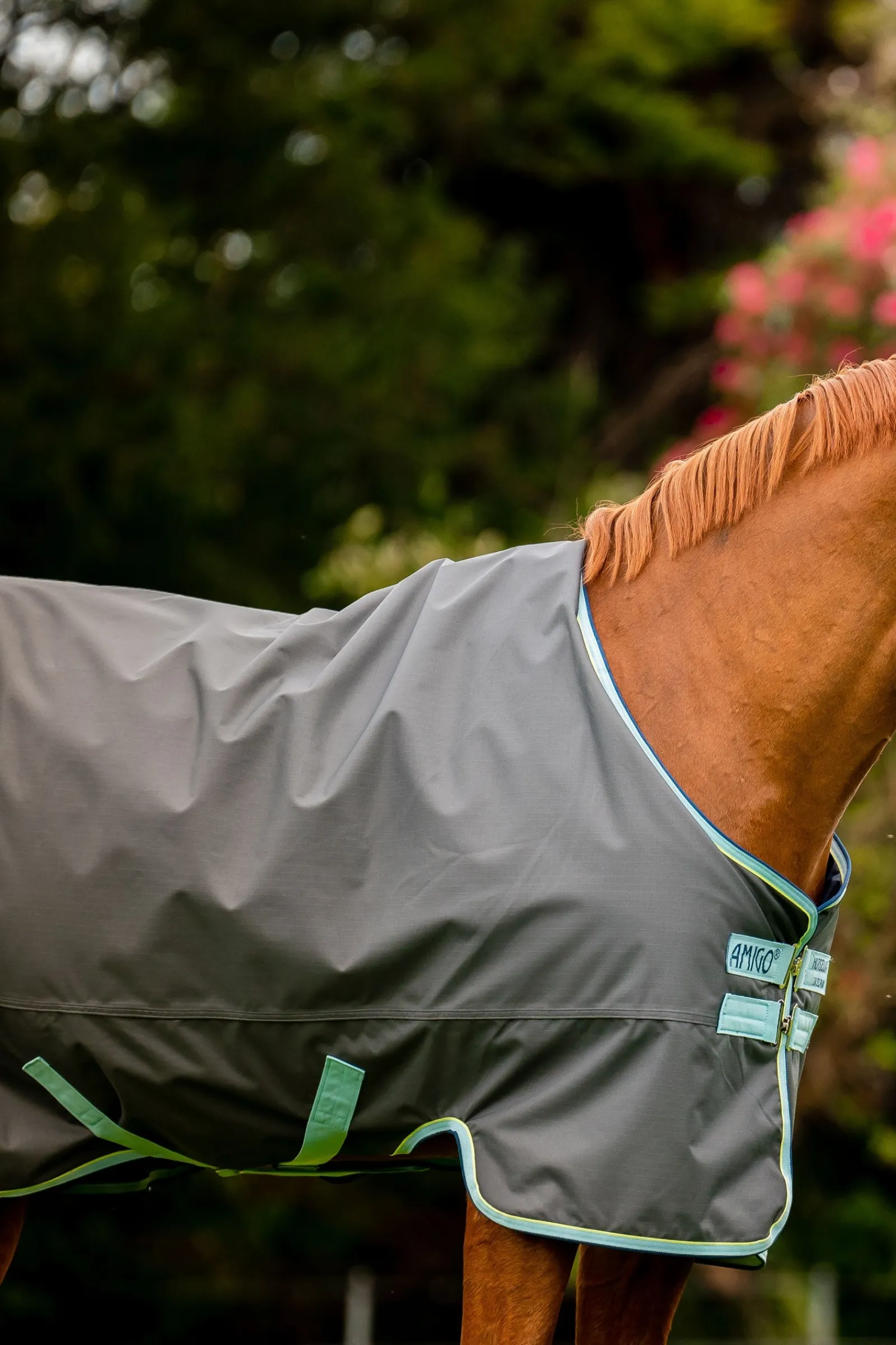 Horseware Amigo Hero Ripstop Plus Weidedecke mit abnehmbarem Hals, 200g* Mittelschwere & Schwere Winterdecken