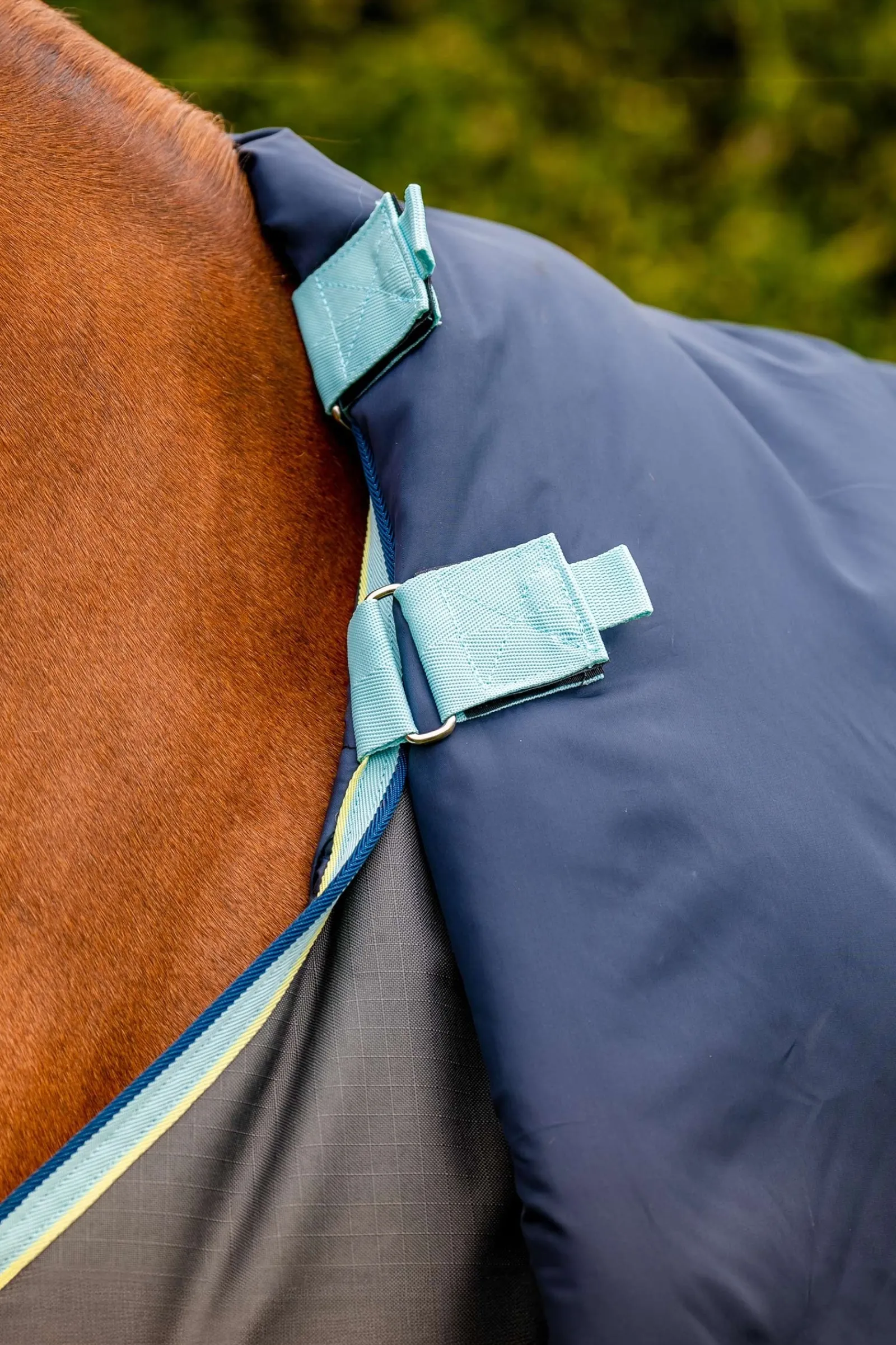 Horseware Amigo Hero Ripstop Weidedecke mit Fleecefutter, 50g* Leichte Weidedecken