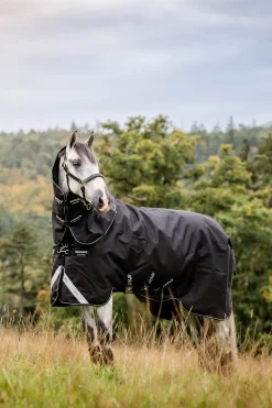 Horseware Amigo Super Bravo Plus Weidedecke mit abnehmbarem Halsteil, 250 g* Mittelschwere & Schwere Winterdecken