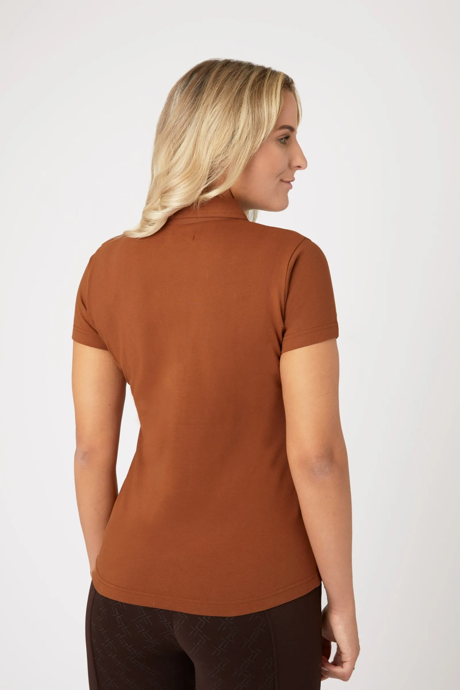 Horze Amy Damen Kurzarm-Poloshirt mit Baumwollstretch*Damen Shirts & Polos Für Damen