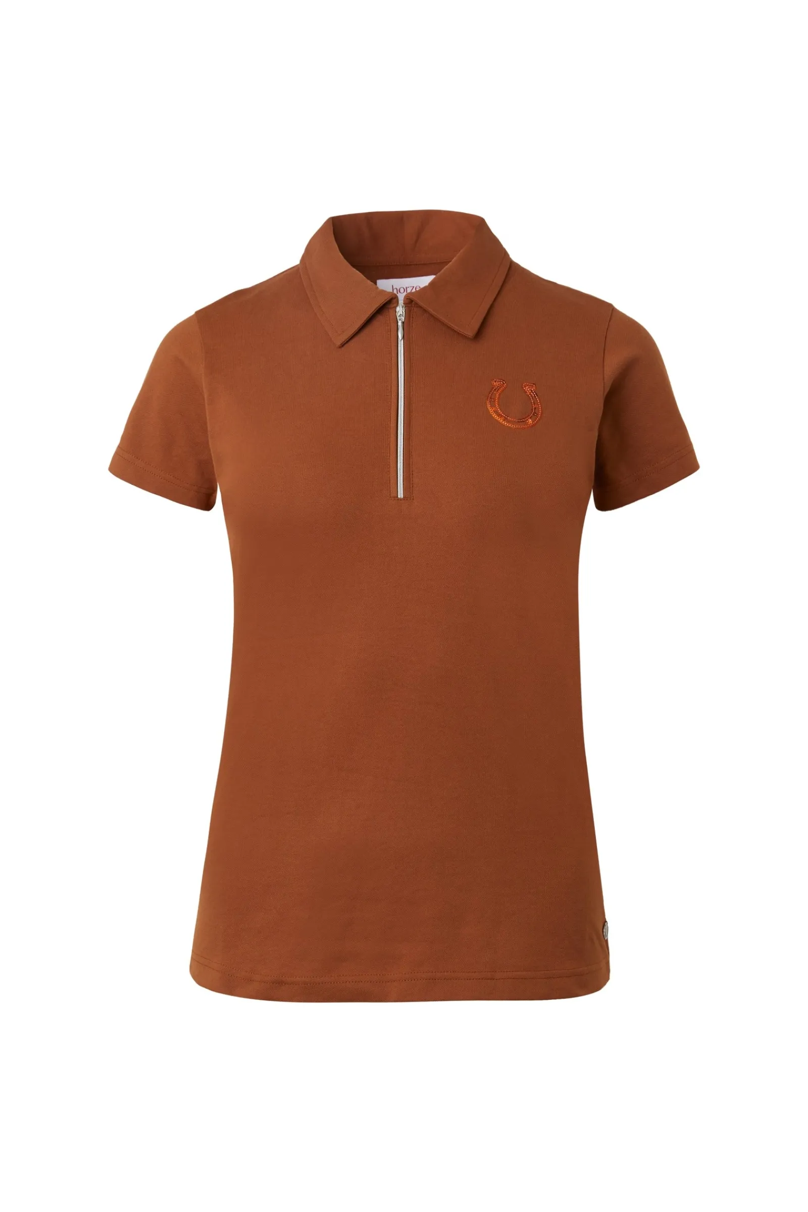 Horze Amy Damen Kurzarm-Poloshirt mit Baumwollstretch*Damen Shirts & Polos Für Damen