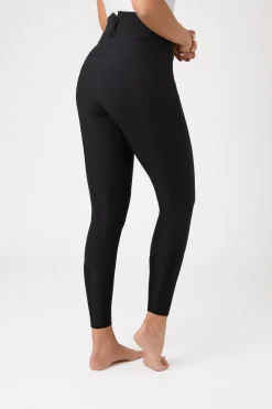 Horze Angelina Leichte Damen Stretch-Reithose mit Lederkniebesatz*Damen Reithose Für Damen Mit Kniebesatz