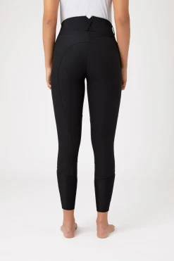 Horze Angelina Leichte Damen Stretch-Reithose mit Lederkniebesatz*Damen Reithose Für Damen Mit Kniebesatz