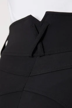 Horze Angelina Leichte Damen Stretch-Reithose mit Lederkniebesatz*Damen Reithose Für Damen Mit Kniebesatz