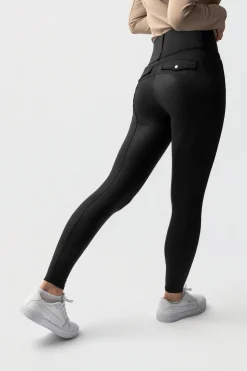Horze Anya Damen Hybrid Thermo-Reithose mit Fullgrip*Damen Reitleggings Für Damen