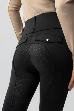 Horze Anya Damen Hybrid Thermo-Reithose mit Fullgrip*Damen Reitleggings Für Damen