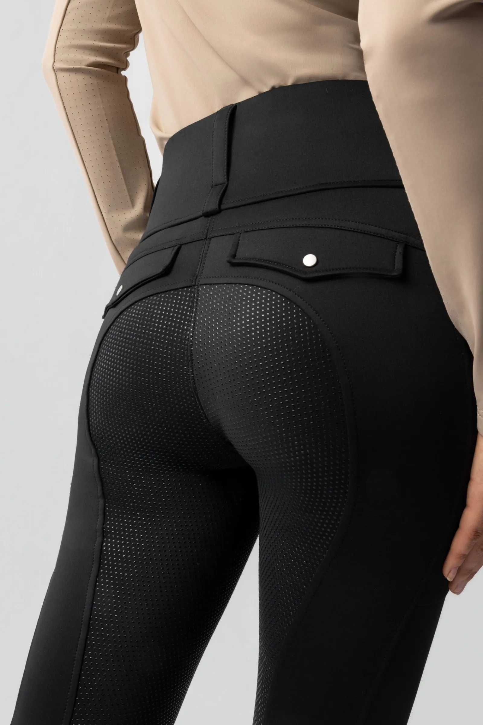Horze Anya Damen Hybrid Thermo-Reithose mit Fullgrip*Damen Reitleggings Für Damen