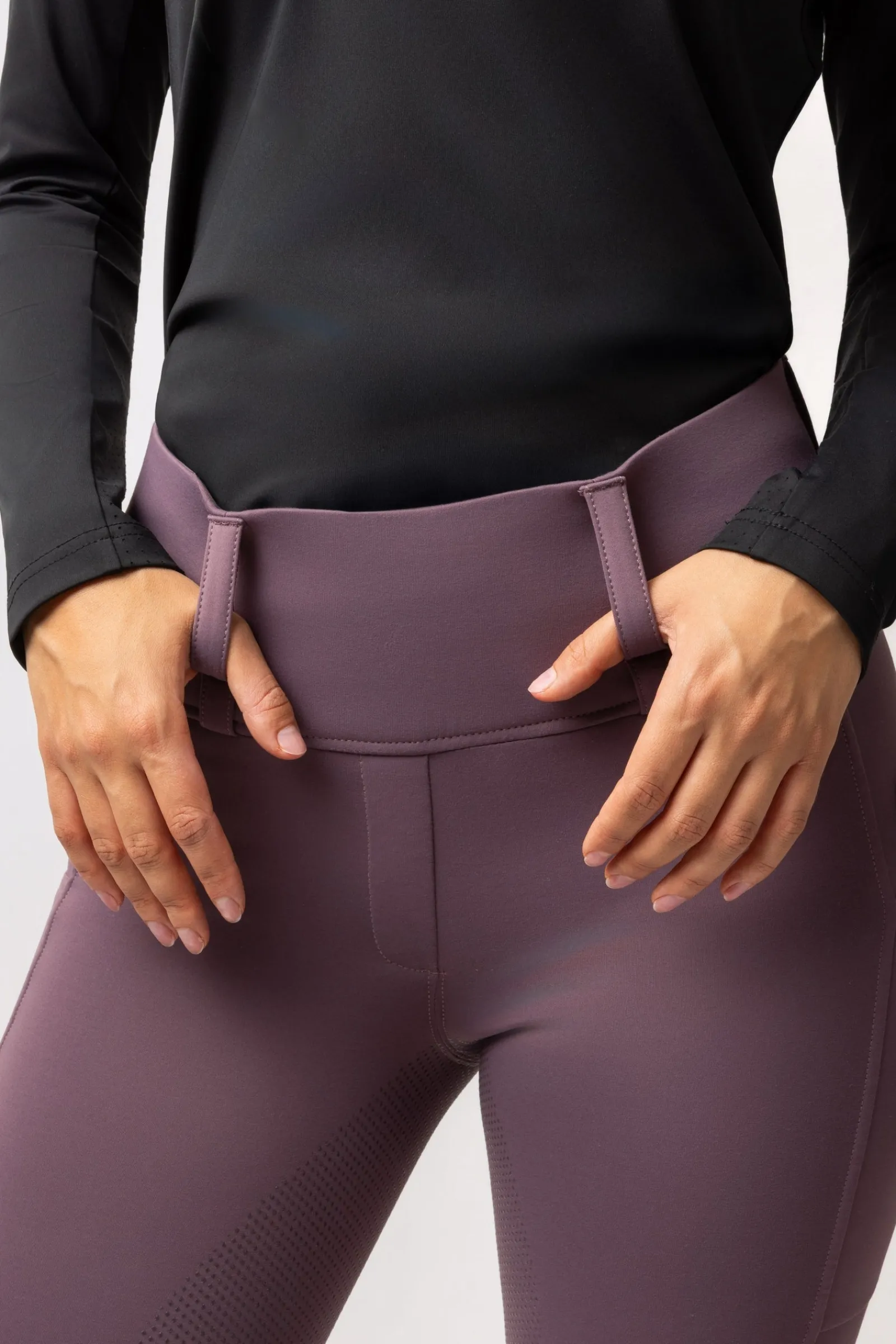 Horze Anya Damen Hybrid Thermo-Reithose mit Fullgrip*Damen Reitleggings Für Damen
