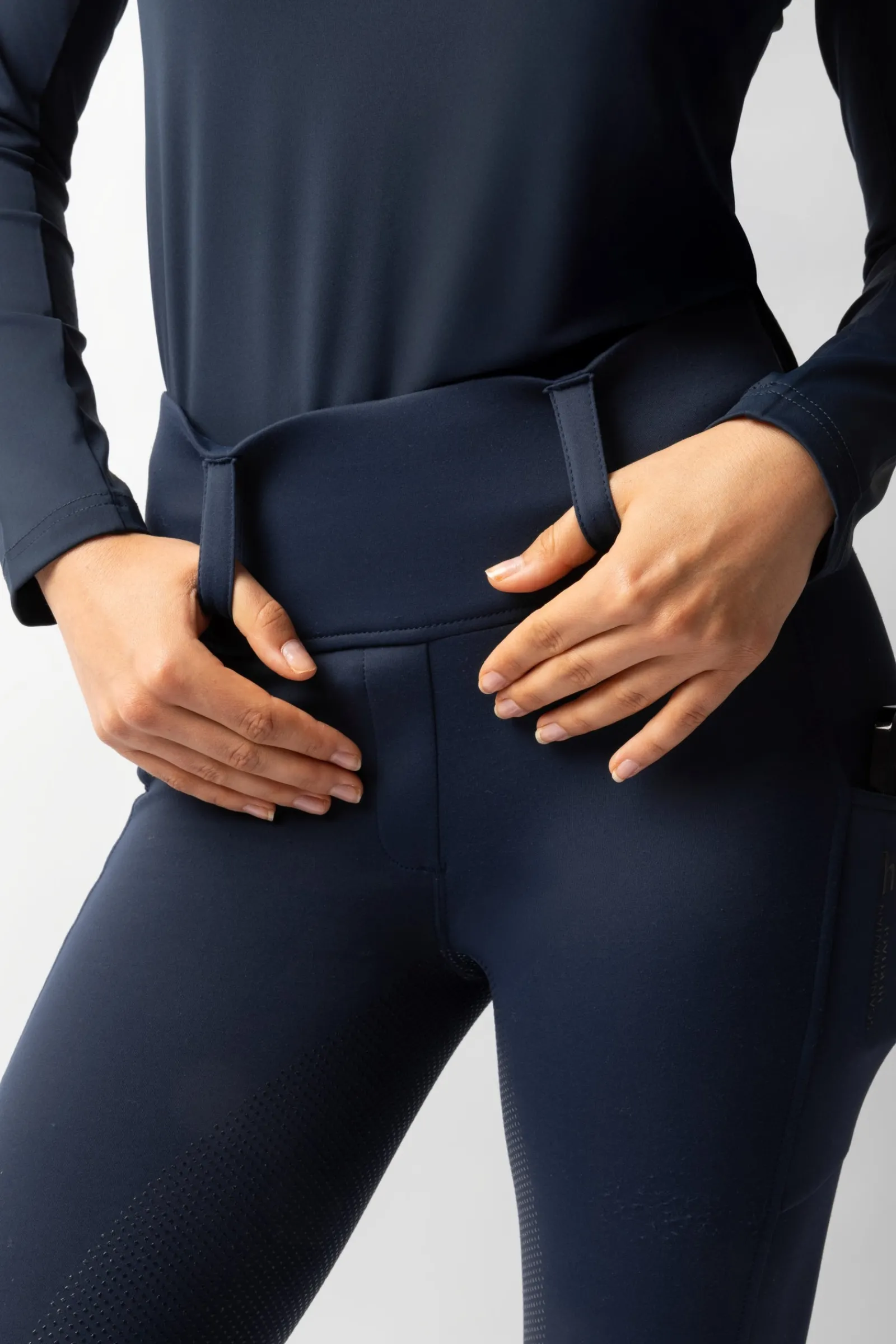 Horze Anya Damen Hybrid Thermo-Reithose mit Fullgrip*Damen Reitleggings Für Damen