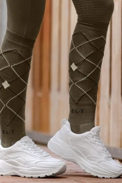 ELT Argyle atmungsaktive Reitsocken* Kniestrümpfe & Reitsocken