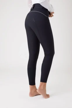 Horze Aubrey Damen Reithose mit Silikonvollbesatz und hohem Bund*Damen Reithose Für Damen Mit Vollbesatz