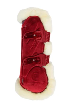 Kentucky Horsewear Bamboo Elastik Gamaschen mit veganem Lammfell* Gamaschen