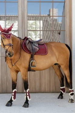 Kentucky Horsewear Bamboo Elastik Gamaschen mit veganem Lammfell* Gamaschen