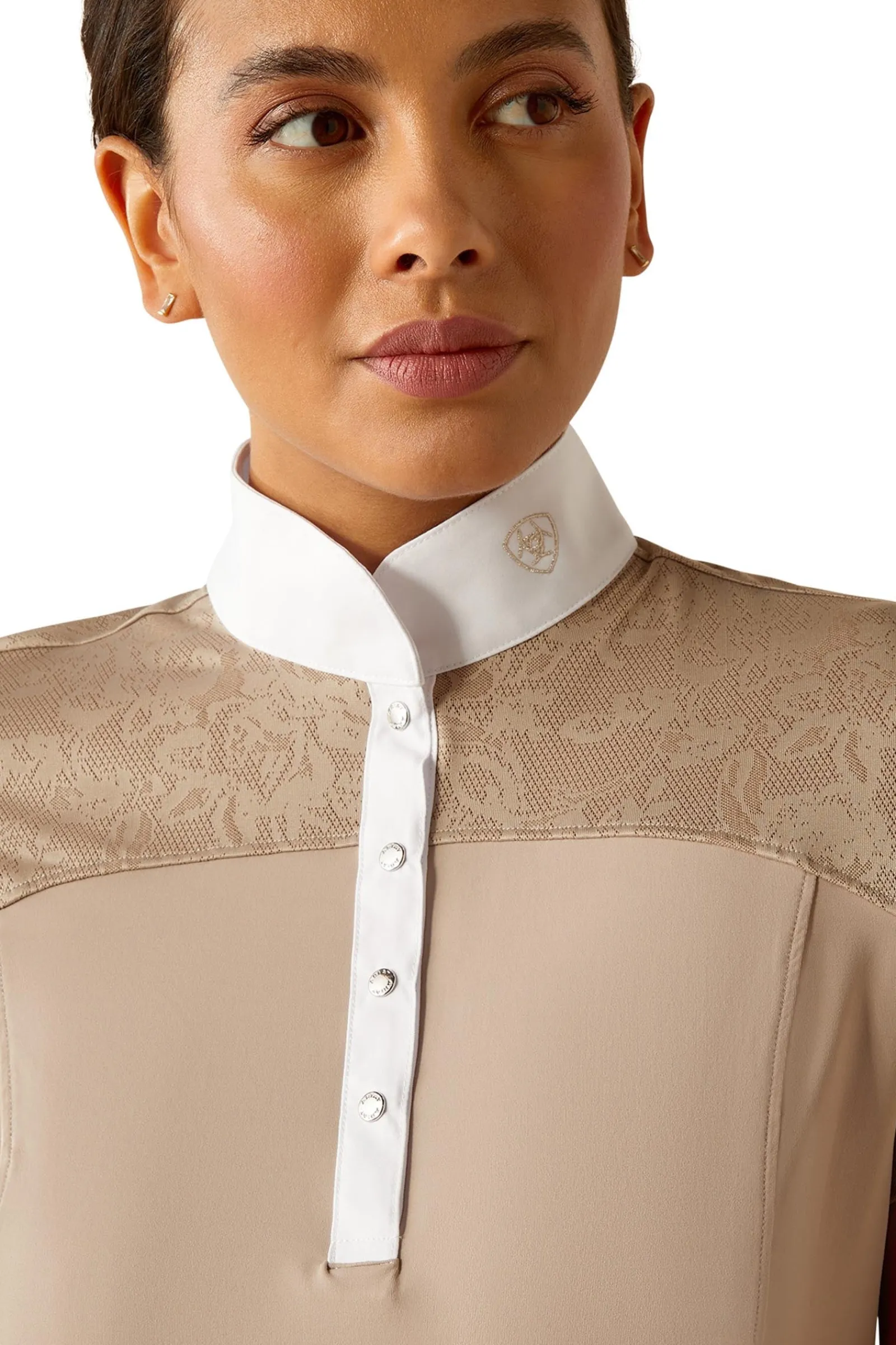 Ariat Bellatrix Damen-Turniershirt mit kurzen Ärmeln*Damen Shirts & Polos Für Damen