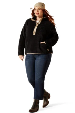 Ariat Berber Snap Damenpullover mit halber Knopfleiste*Damen Damenpullover & Hoodies