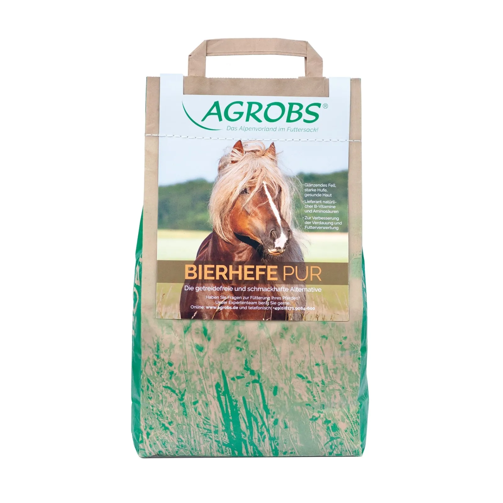 Agrobs Bierhefe Pur Nachfüllbeutel 3kg* Ergänzungsfuttermittel Für Pferde
