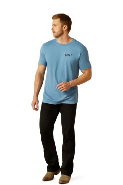 Ariat Blazing Saddle Herren T-Shirt*Herren Shirts & Polos Für Herren