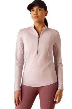 Ariat Breathe Damen-Funktionsshirt mit langen Ärmeln und 1/4 Reißverschluss*Damen Shirts & Polos Für Damen