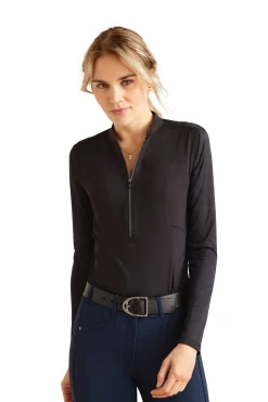 Ariat Breathe Damen-Funktionsshirt mit langen Ärmeln und 1/4 Reißverschluss*Damen Shirts & Polos Für Damen