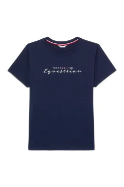Tommy Hilfiger Equestrian Brooklyn Kurzarm-T-Shirt mit Motiv*Damen Shirts & Polos Für Damen