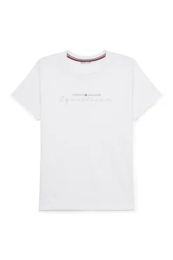 Tommy Hilfiger Equestrian Brooklyn Kurzarm-T-Shirt mit Motiv*Damen Shirts & Polos Für Damen