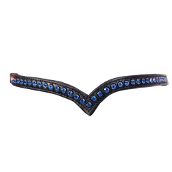Karlslund Browband 1 row crystals* Stirnriemen