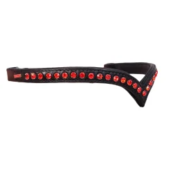 Karlslund Browband 1 row crystals* Stirnriemen
