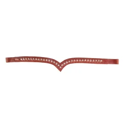 Karlslund Browband 1 row crystals* Stirnriemen