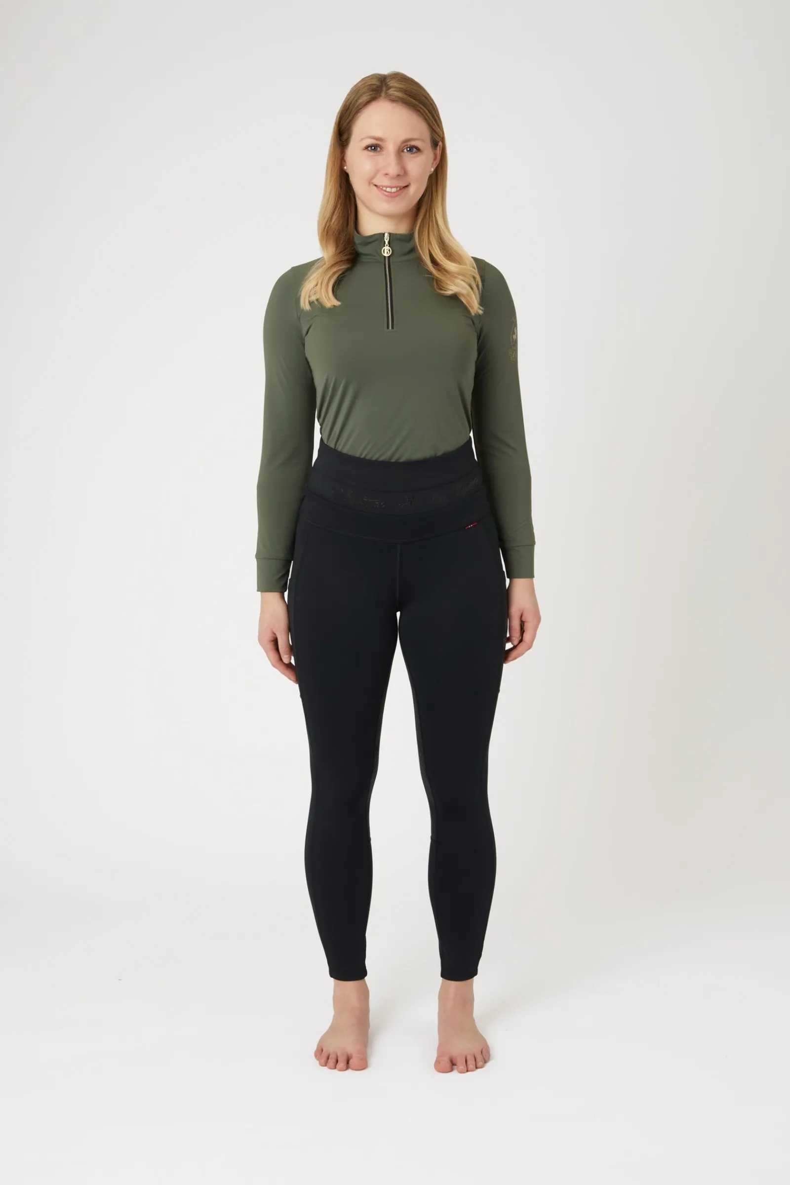 B Vertigo Caitlin Damen High Waist Reitleggings mit Vollgrip*Damen Reitleggings Für Damen