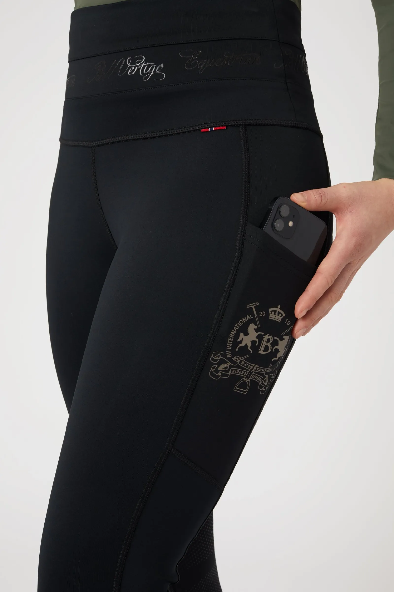 B Vertigo Caitlin Damen High Waist Reitleggings mit Vollgrip*Damen Reitleggings Für Damen