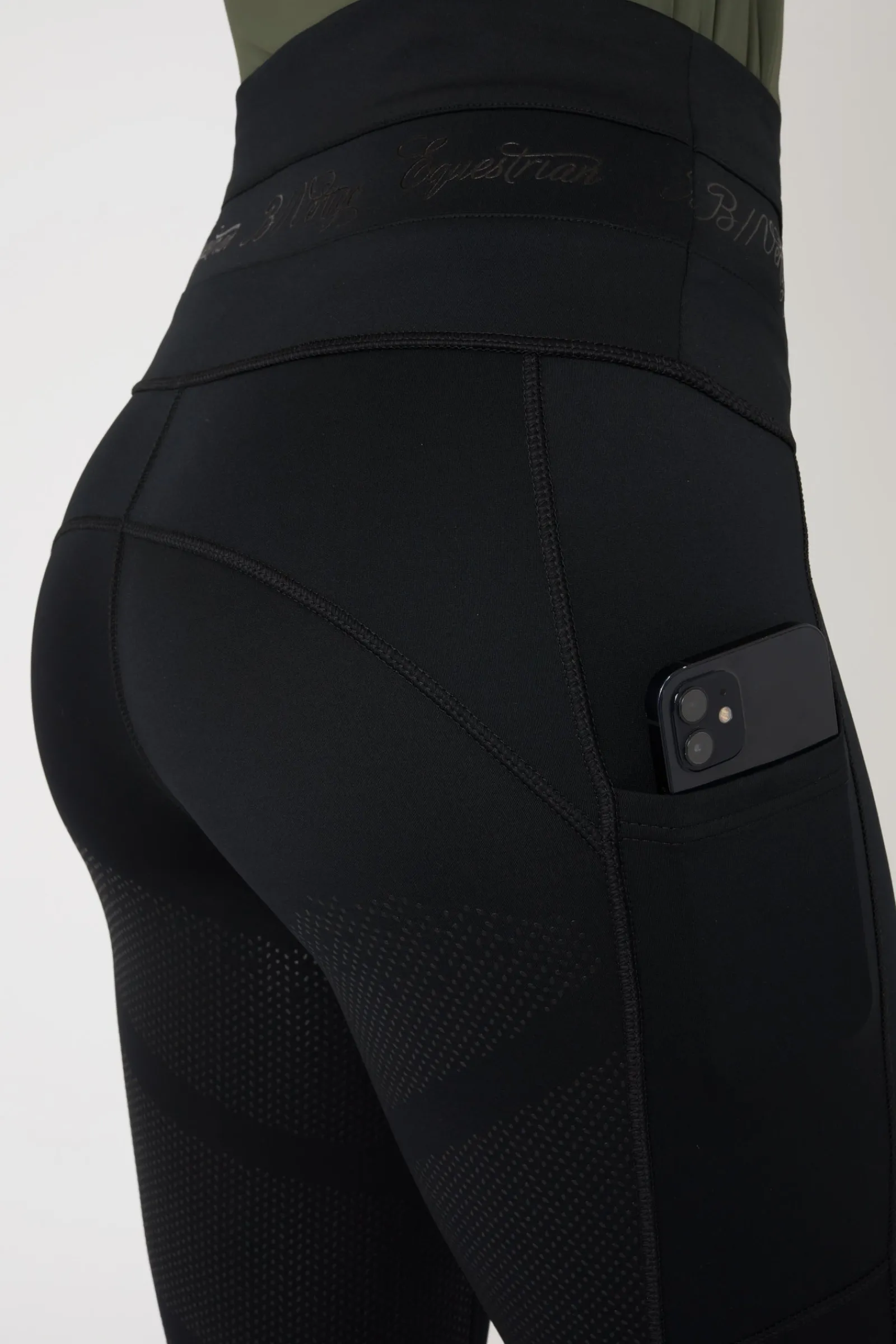 B Vertigo Caitlin Damen High Waist Reitleggings mit Vollgrip*Damen Reitleggings Für Damen