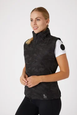 Horze Camo Luminox Reflektierende Damen Reitweste*Damen Mäntel & Jacken Für Damen