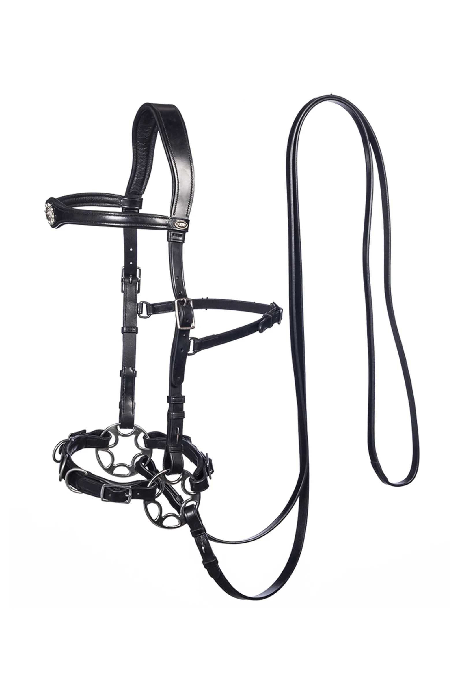 F.R.A. Freedom Riding Articles Caval Compl. Cavemore Trense (Syst.2) w/ Scissors & Reins* Trensen & Nasenriemen