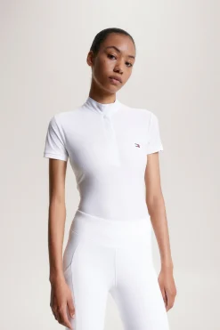 Tommy Hilfiger Equestrian Chelsea Kühlendes Kurzarm-Poloshirt mit Logo*Damen Shirts & Polos Für Damen